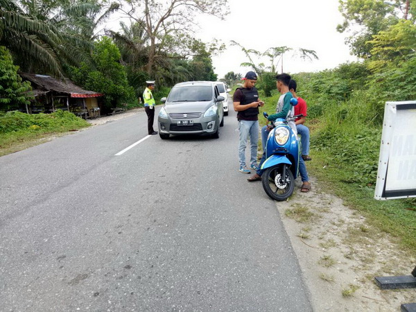 Antisipasi Napi Kabur, Polsek Perhentian Raja Gelar Ops Cipkon Razia